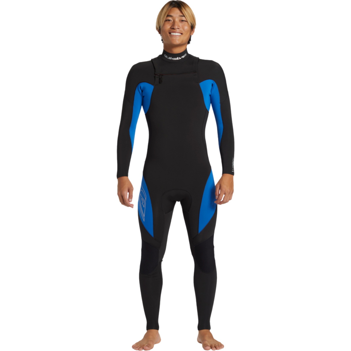2026 Quiksilver Mens Mercury 3/2mm Chest Zip Wetsuit AQYW103117 - Olympian Blue